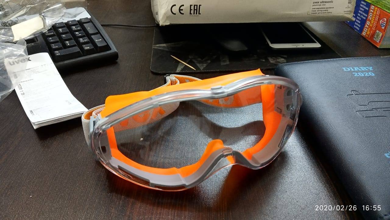 UVEX Safety Goggles Model Number 9302245 In Bangladesh PPE - LATEST ...