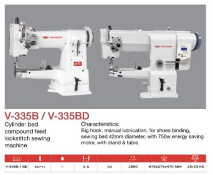 Cylinder bed compound feed lockstitch sewing machine in bangladesh
